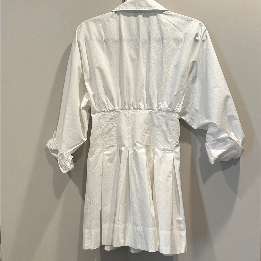 Maeve Long Sleeve Cinched Button Down - Picture 5 of 8